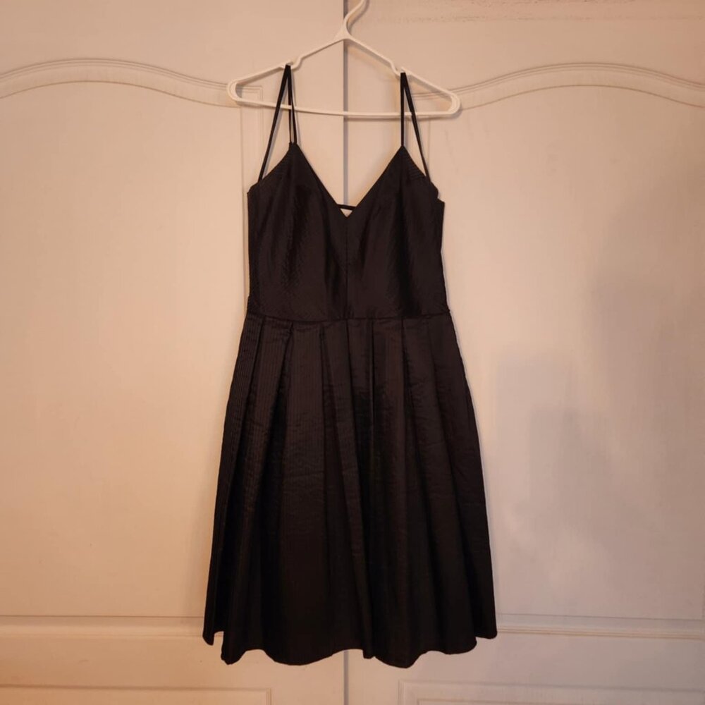 Calvin Klein Black Cocktail Dress, V-neckline